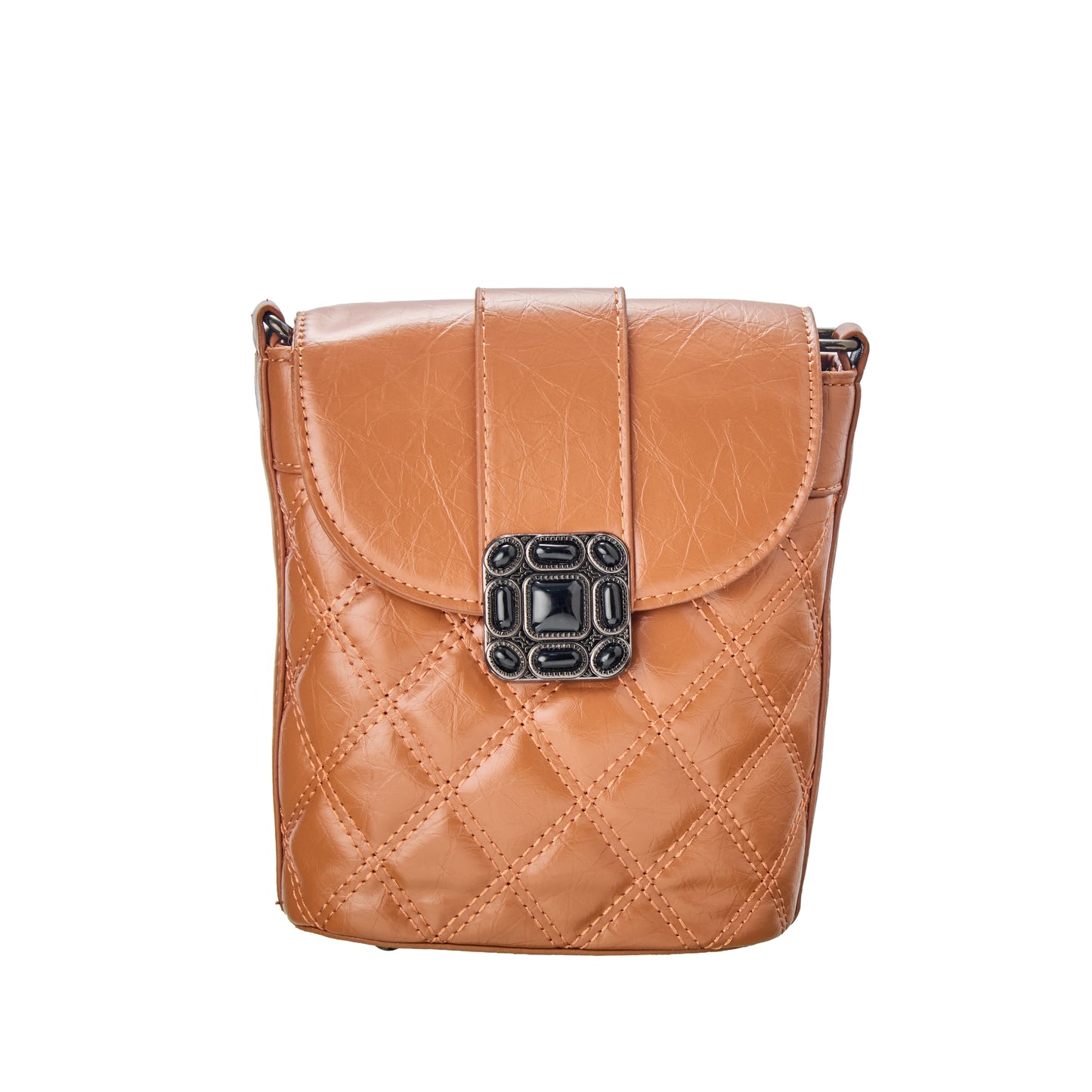 Mocha Diamond Mini Satchel
