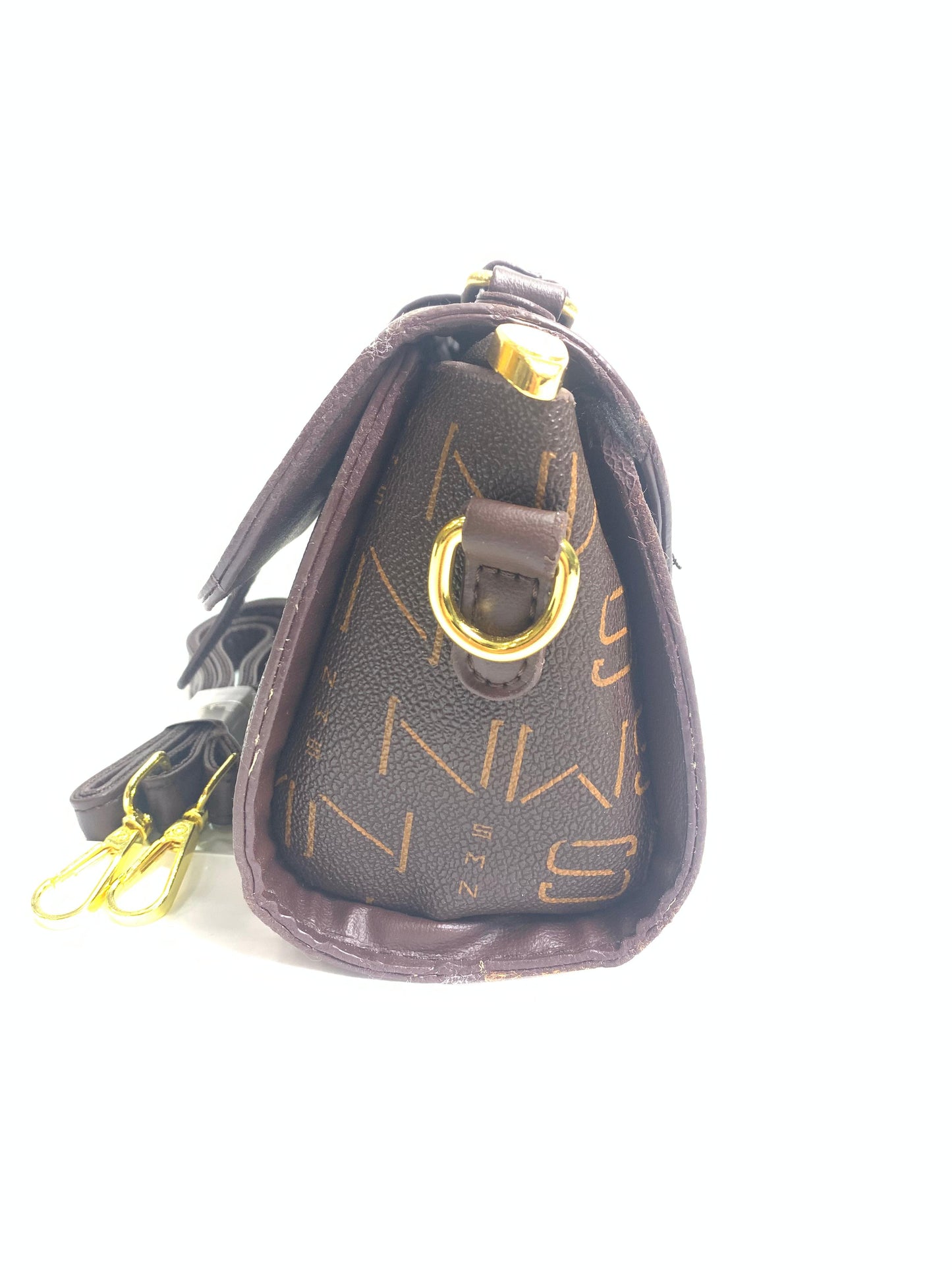 SMN Brown Top Handle Bag
